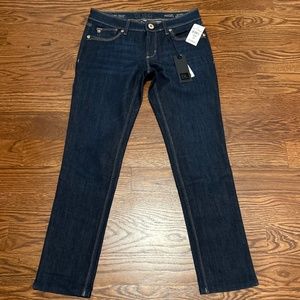 NWT DL1961 Angel Mid-Rise Skinny Ankle Jeans in Mariner (Size 27)